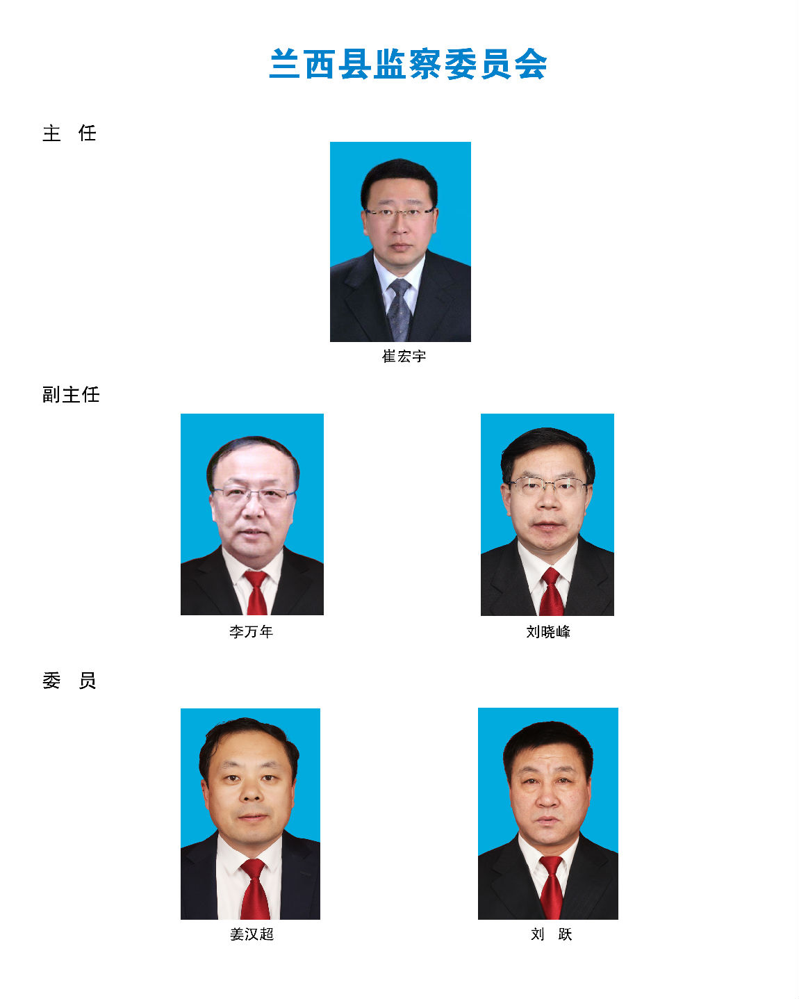 领导姓名 - 中国共产党兰西县纪律检查委员会